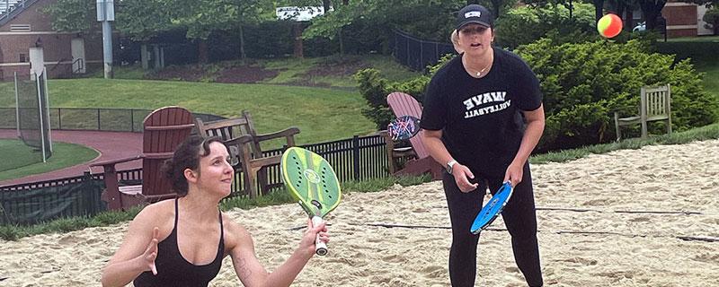 Beach tennis photo